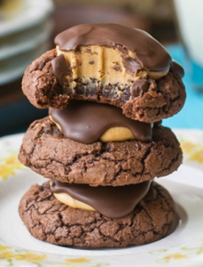 Peanut  Fudge Cookies