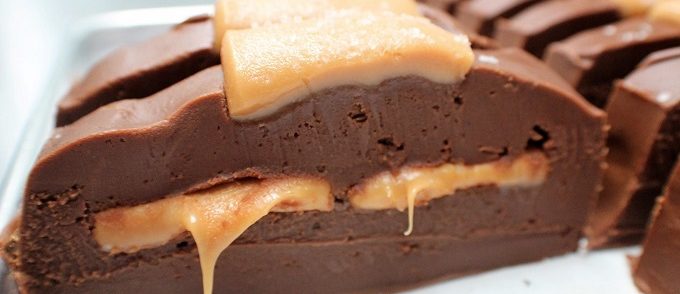 sea salt caramel fudge