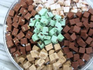 tray of fudge